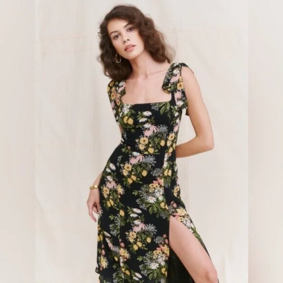 NWT Reformation Sicilia Twilight dress - Picture 5 of 8